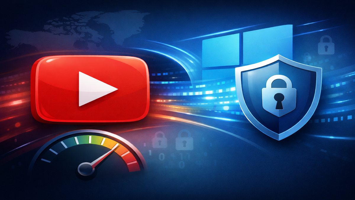YouTube VPN per Windows 10 e Windows 11: configurazione, test di velocità e suggerimenti sulla sicurezza