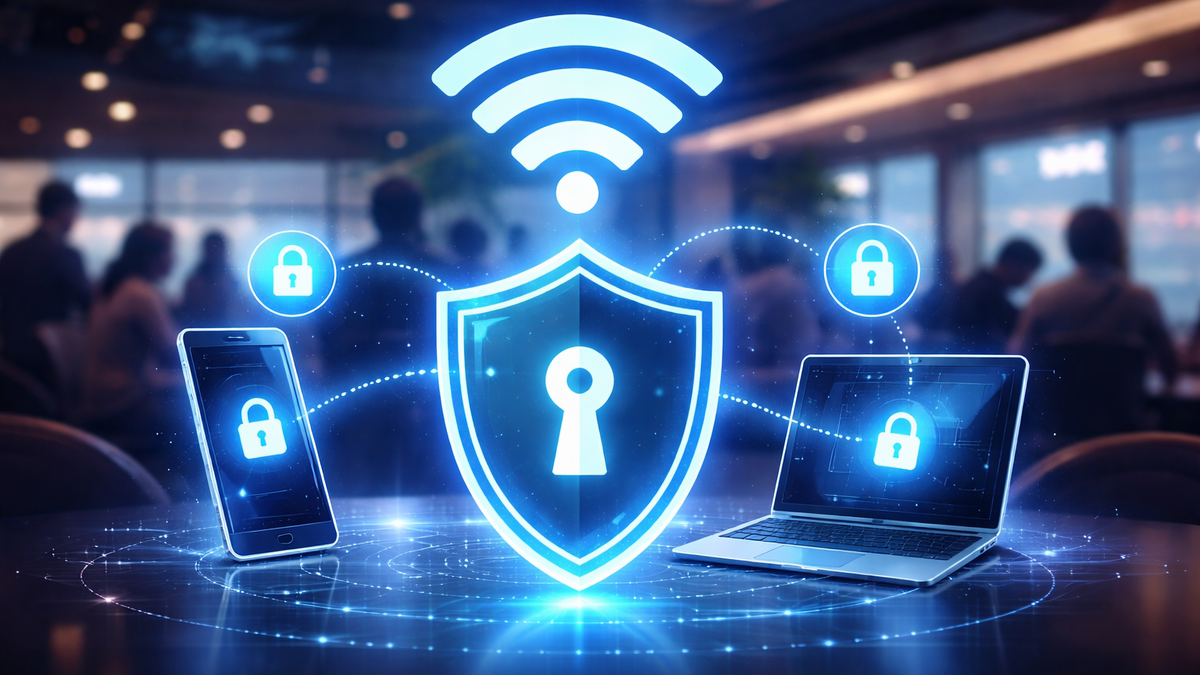 VPN per Wi-Fi pubblico nel 2026: protezione in hotel, aeroporti e bar (intercettazione, MITM, phishing)